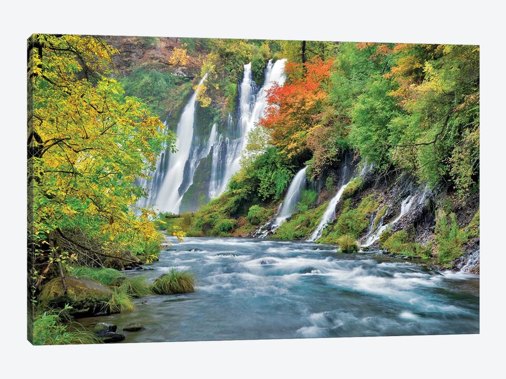 Multiple Falls by Dennis Frates 1-piece Canvas Wall Art