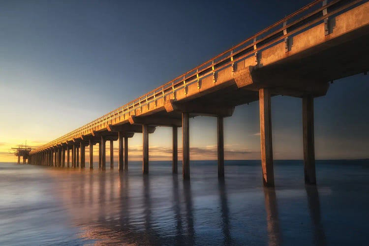 Pier To The Ocean by Dennis Frates wall art