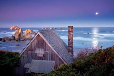 Ocean Cabin by Dennis Frates framed wall art