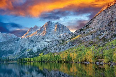 Autumn Lake by Dennis Frates canvas print