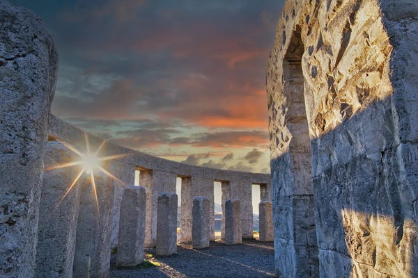 Ancient Ruins: American Stonehenge by Dennis Frates