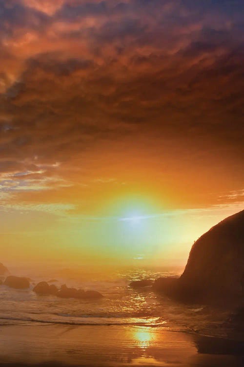 Oregoncoastal Sunrise by Dennis Frates wall art