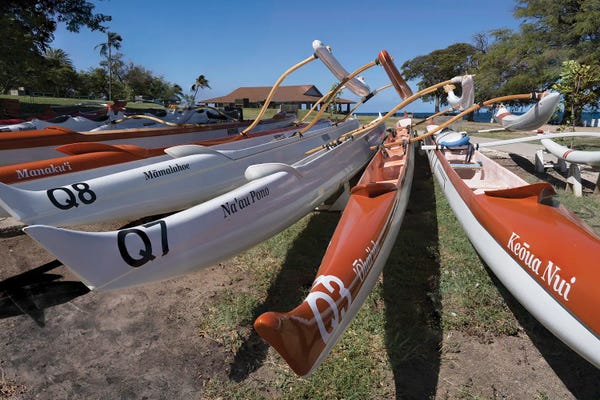 Dennis Frates: Tropical Hawaii Boats by Dennis Frates