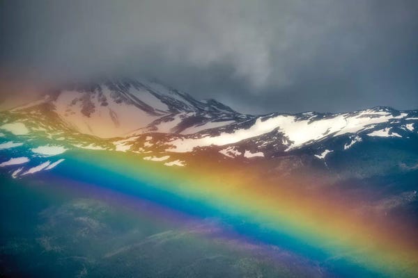 Rainbows: Patagonia Rainbow I by Dennis Frates