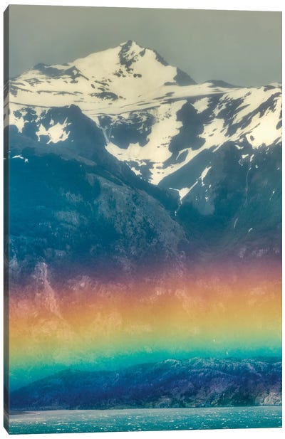 Patagonia Rainbow II Canvas Art Print - Layered Landscapes