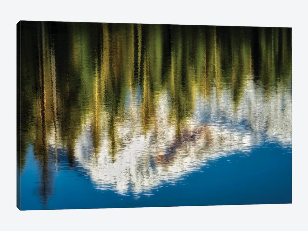 Peak Reflection by Dennis Frates 1-piece Canvas Print