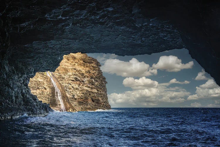 Dennis Frates: Napali Cave II by Dennis Frates