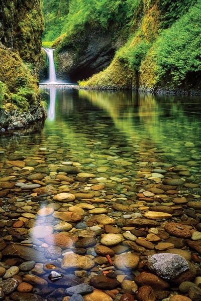Waterfalls: Peeble Falls by Dennis Frates
