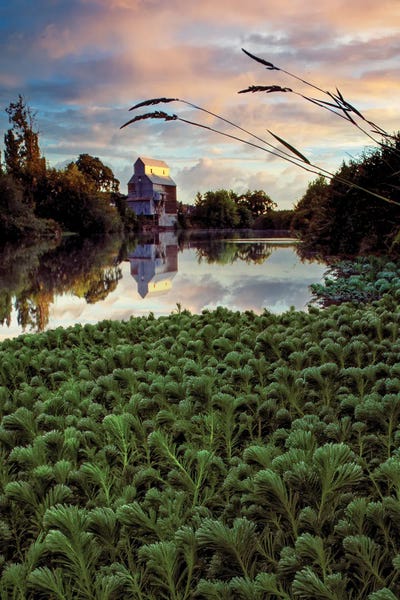 Dennis Frates - Multi Panel Prints: Grain Mill by Dennis Frates