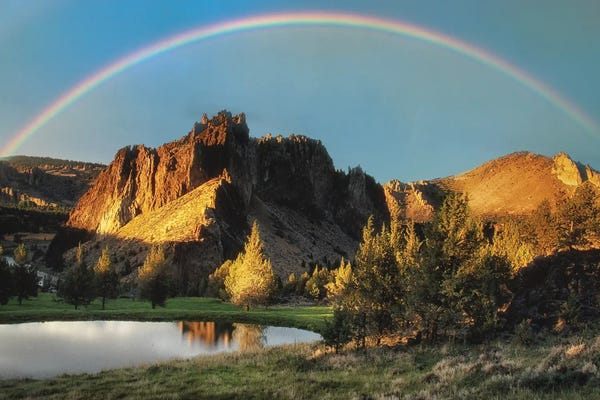 Dennis Frates: Desert Rainbow by Dennis Frates