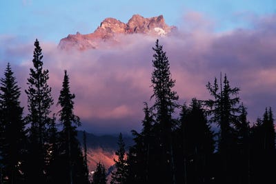 Dennis Frates - Multi Panel Prints: Foggy Sunrise II by Dennis Frates