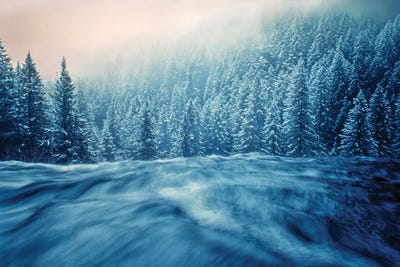 Dennis Frates - Multi Panel Prints: River Drop Off by Dennis Frates