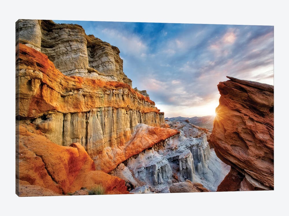 Red Rock Sunrise by Dennis Frates 1-piece Canvas Print