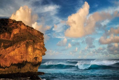 Rock And Surf by Dennis Frates canvas print