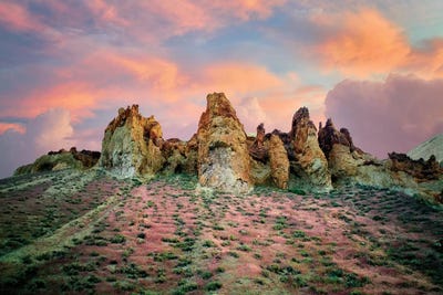 Rock Formation Sunrise by Dennis Frates canvas print
