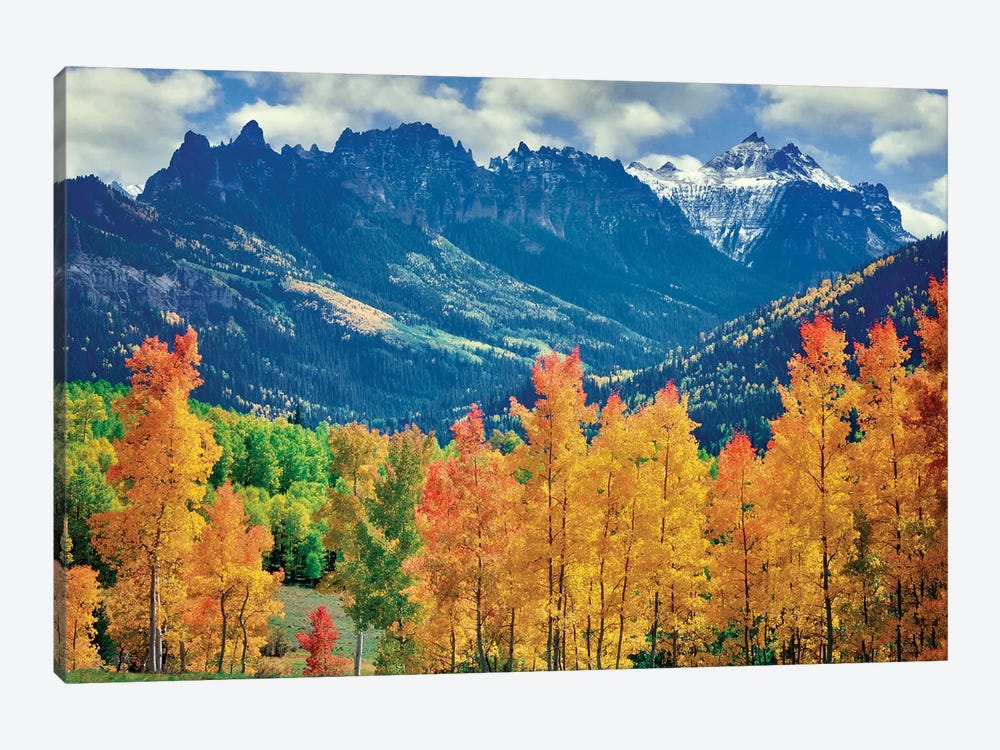 Rocky Mt. Fall by Dennis Frates 1-piece Canvas Wall Art