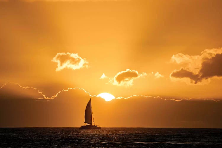 Sailboat Sunset I