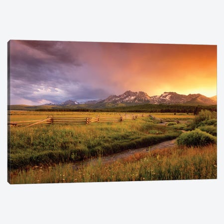 Sawtooth Sunrise Canvas Print #DEN293} by Dennis Frates Canvas Art Print