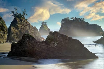 Sea Stcks by Dennis Frates canvas print