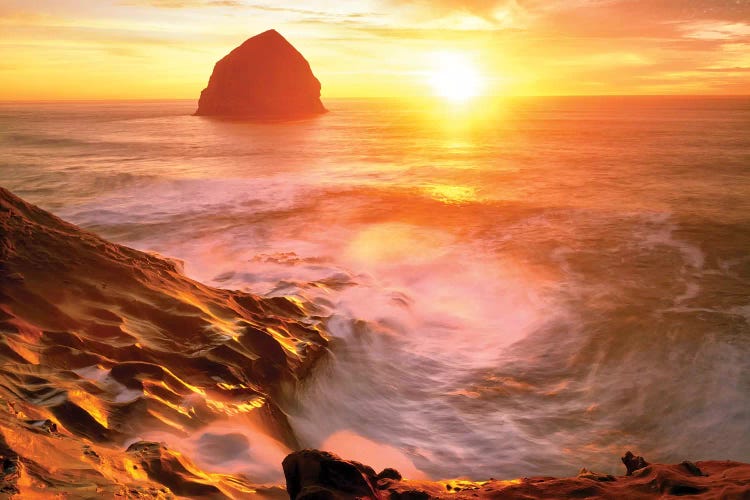 Seastack Sunrise by Dennis Frates wall art