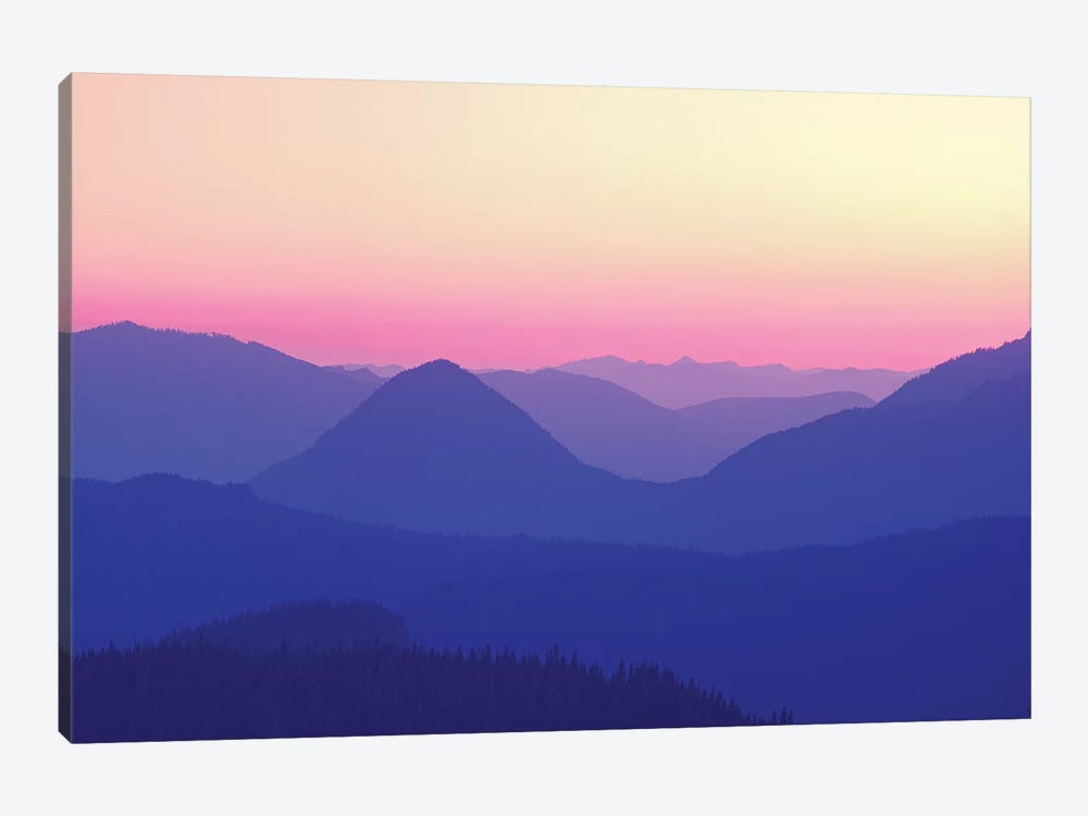 Silhouetted Hills by Dennis Frates 1-piece Canvas Wall Art