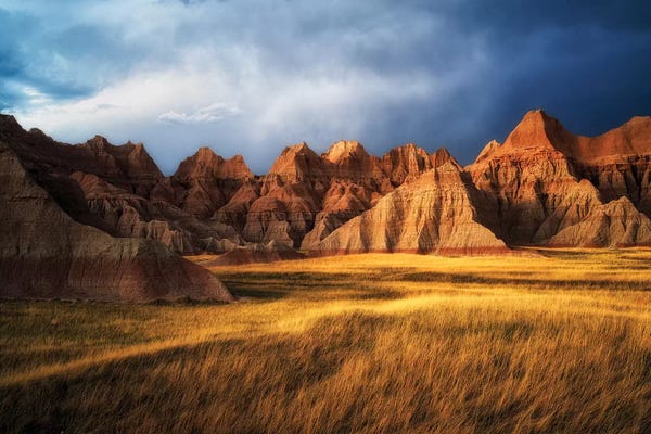South Dakota: Badlands by Dennis Frates
