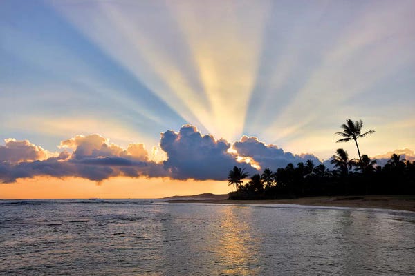 Beach Sunrises & Sunsets: Sunburst by Dennis Frates