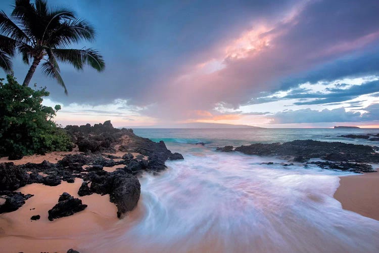 Sunset Beach by Dennis Frates wall art