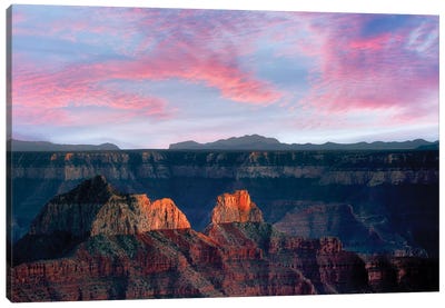 Sunset Grand Canyon I Canvas Art Print - Grand Canyon National Park Art