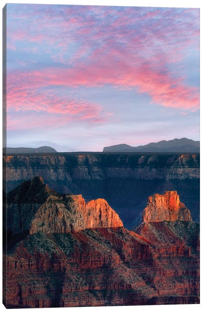 Sunset Grand Canyon II Canvas Art Print - Dennis Frates