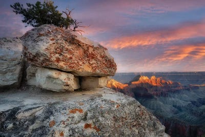 Sunset Grand Canyon III by Dennis Frates framed wall art
