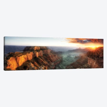 Sunset Grand Canyon V Canvas Print #DEN340} by Dennis Frates Art Print
