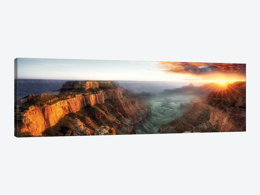 Sunset Grand Canyon V by Dennis Frates 1-piece Canvas Artwork