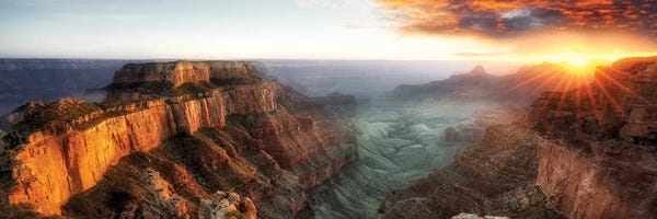 Arizona: Sunset Grand Canyon V by Dennis Frates