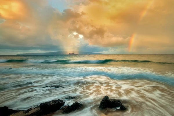 Rainbows: Surf Rainbow by Dennis Frates