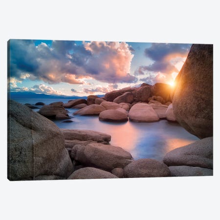 Tahoe Shore I Canvas Print #DEN350} by Dennis Frates Canvas Wall Art