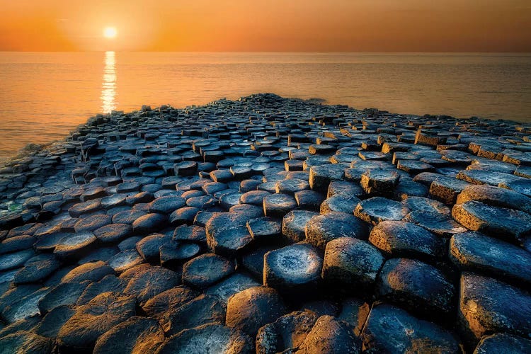Basalt Sunset by Dennis Frates wall art