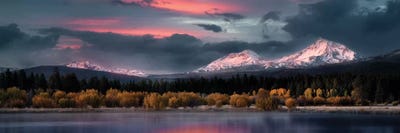 Three Sisters Sunrise by Dennis Frates canvas print