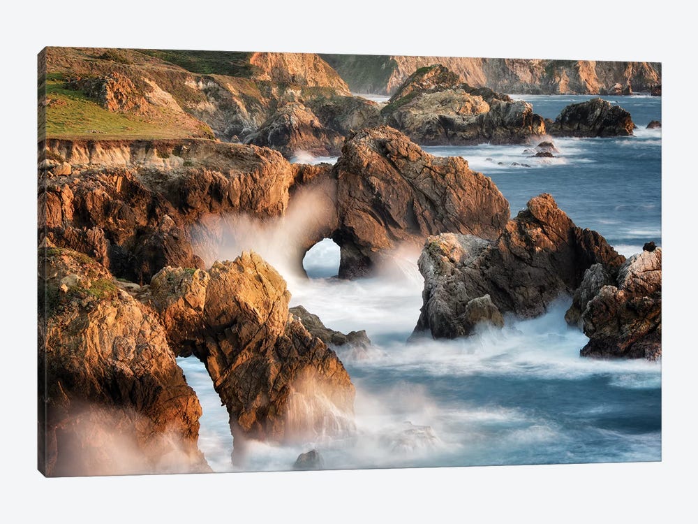 Wave Framed Arch by Dennis Frates 1-piece Canvas Print