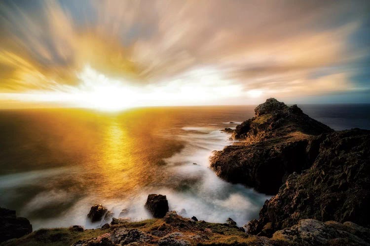 Wild Cornwall Coast by Dennis Frates wall art