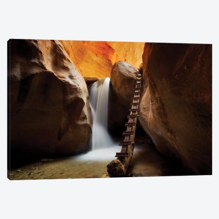 Canyon Stairs Canvas Print #DEN59} by Dennis Frates Canvas Wall Art