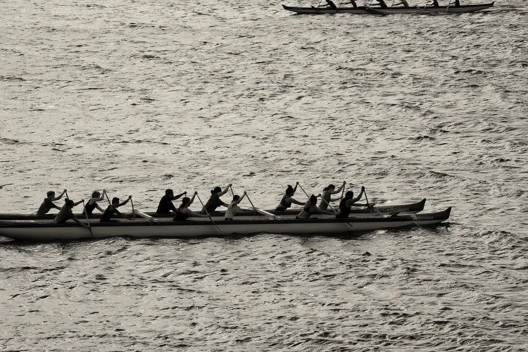 Canoes by Dennis Frates wall art