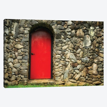 Red Door Canvas Print #DEN611} by Dennis Frates Art Print
