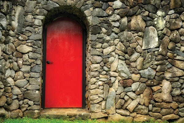 Doors: Red Door by Dennis Frates