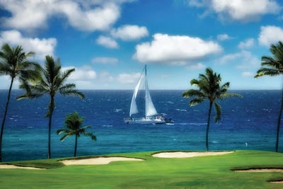 Tropical Sailing by Dennis Frates canvas print