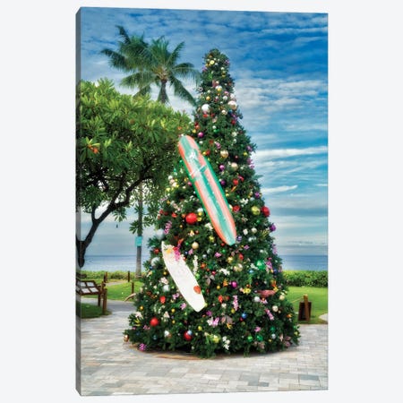 Tropical Christmas Tree Canvas Print #DEN627} by Dennis Frates Canvas Art Print
