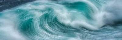 Wave Power by Dennis Frates framed canvas print