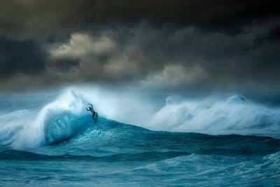 Storm Wave II by Dennis Frates canvas print