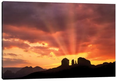 Cathedral Sunrise Canvas Art Print - Golden Hour