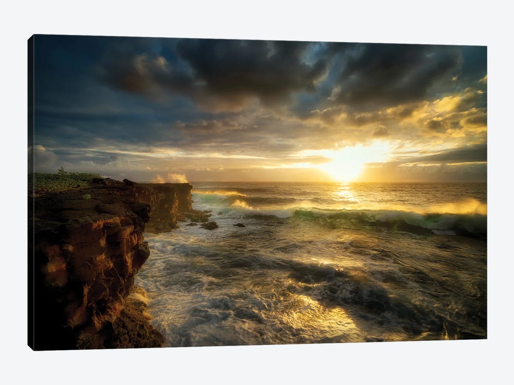 Hawaiian Sunrise by Dennis Frates 1-piece Canvas Art Print